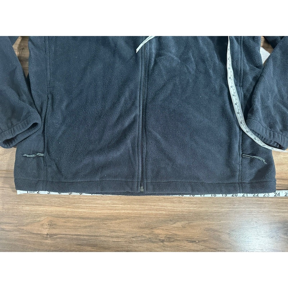 Columbia‎ Men's Fleece Lined Softshell Jacket Full Zip Up Sz XLT Black - Picture 2 of 12
